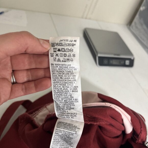 RVCA Burgundy Overalls Womens Size XL Baggy Skater Grunge - Picture 8 of 16